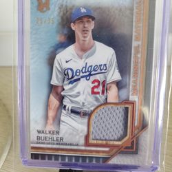 Dodgers Walker Buehler Jersey Card