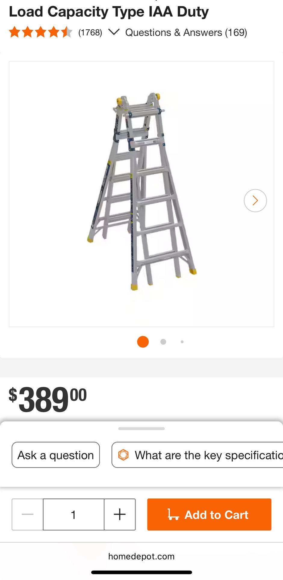 Werner multi-position Ladder