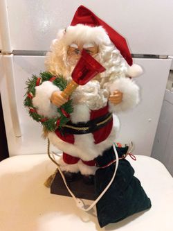 Electric Plug In Animated Santa Claus Christmas Decoration
