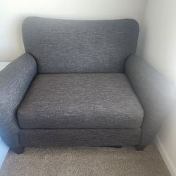 Extra Large Chair With Ottoman 