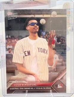 Victor Wembanyama Topps Now Trading Card 2023