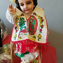 Hermoso Set Juan Diego Para Niño Dios Di Ferentes Medidas Artesania Mexicana