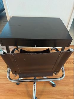 Two-Drawer Desk and Chair