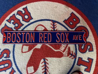 Boston Red Sox Heavy Duty Street Sign
