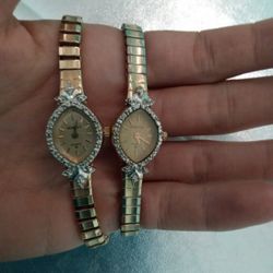 Two Vintage Woman's Geneva Watches 