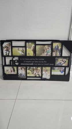 Mainstays 11-Opening Black Collage Wall Frame with Expression