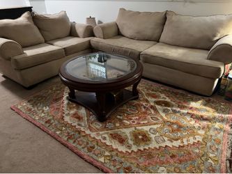 Sofa and coffee table