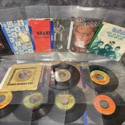 Lot Of 13 Original Vintage Vinyl Classic Rock Singles 