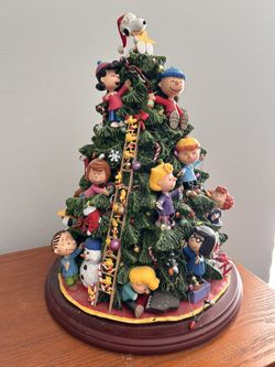 Danbury Mint Peanuts Lighted Christmas Tree for Sale in North