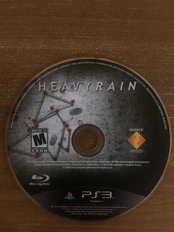 Sony PlayStation ps3 heavy rain
