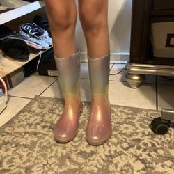Rain Boots From Target Girls Size 4Y