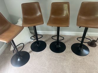 Four (4) Padded Stools