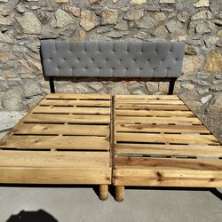 King Size Bed Frame and Headboard - Pick up only in Canutillo