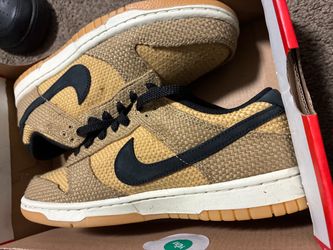 Nike SB Dunk Low Hemp Tan Gum Sneakers