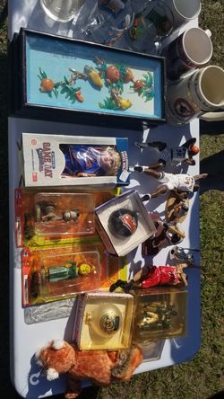 Collectables and clothes