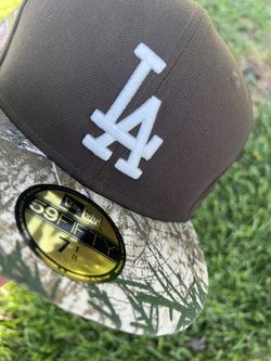 BROWN LA HAT PINK BRIM SIZE 7 for Sale in Los Angeles, CA - OfferUp