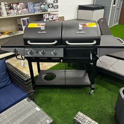 Char-broil Charcoal & Gas 505 Combo Grill - Bbq