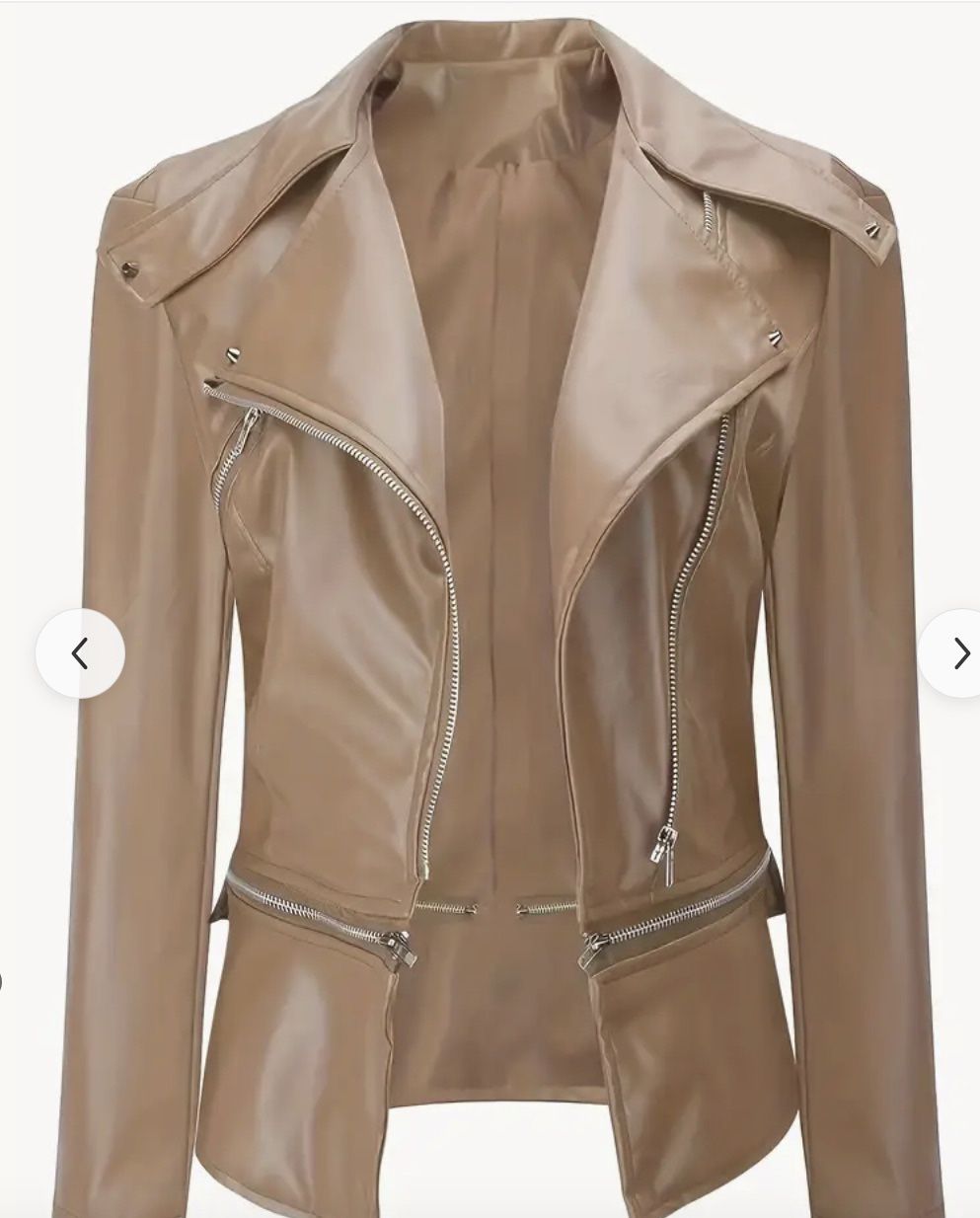 Leatherette Jacket Medium Size