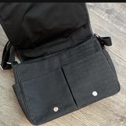 Authentic Black Coach Messenger Bag