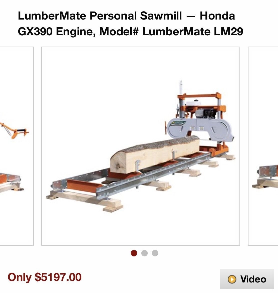 Norwood Band saw mill Sawmill (SALE PENDING)