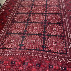 Handmade Afghan Vintage Carpet 
