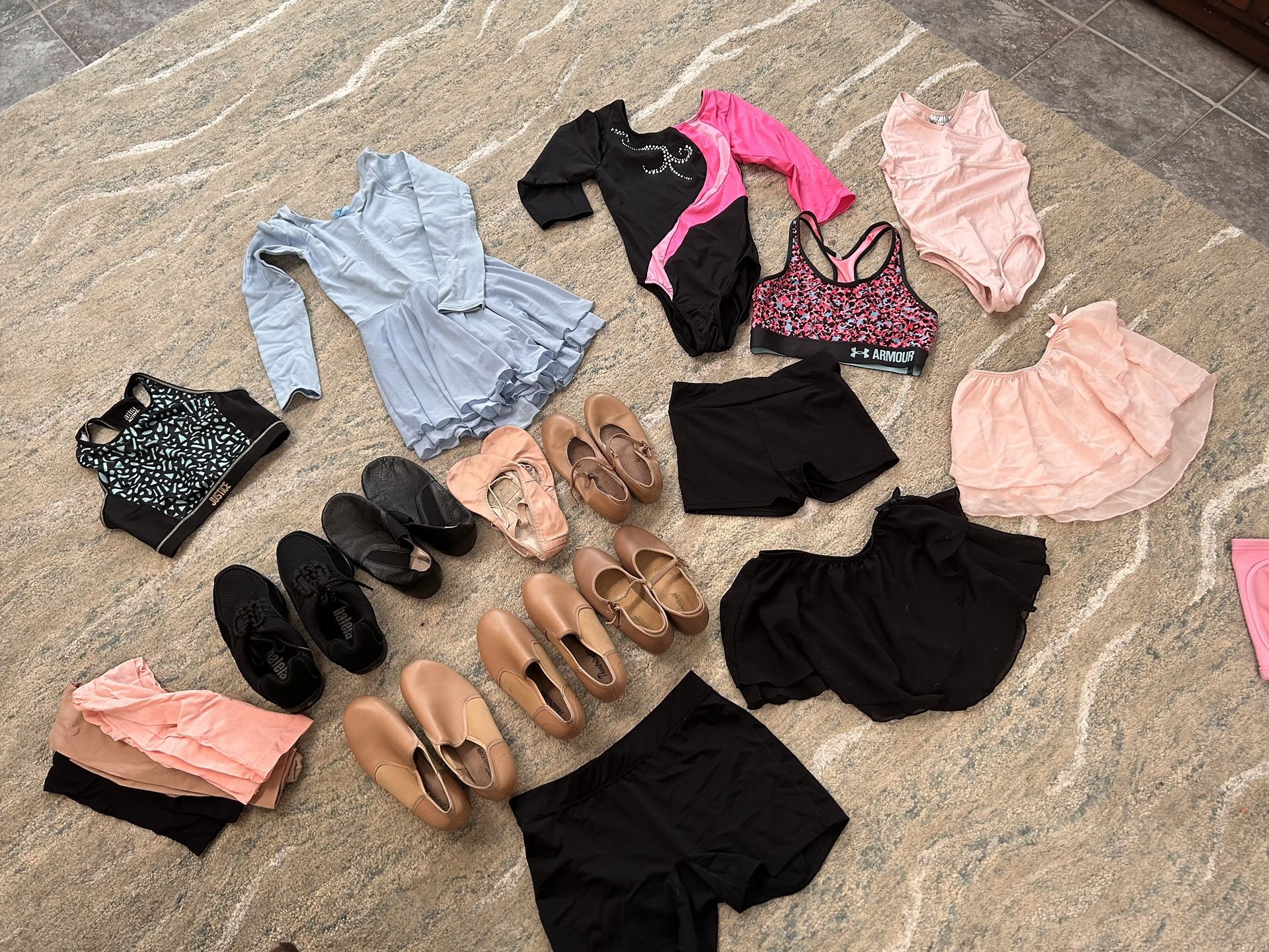 Girls Dance Shoes And Clothes/would Like To Sell Everything Together