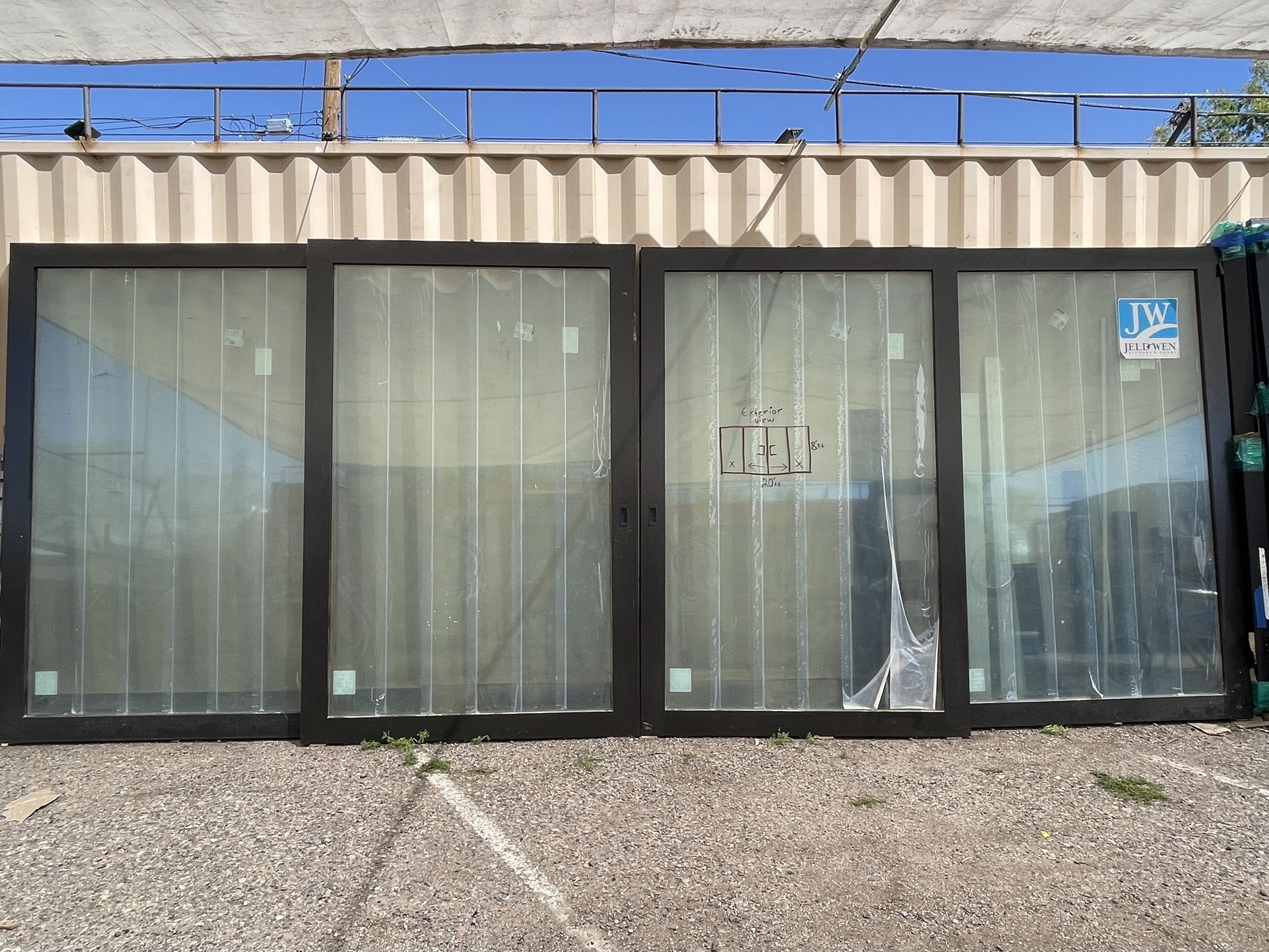 4-panels Multi Sliding Doors 20’x8’ $11800