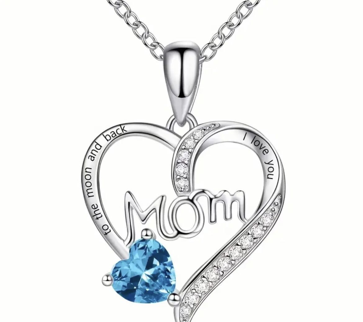 I Love You To The Moon And Back Mom Necklace Multiple Colors Available Great Gift For Wedding Birthday Mothers Day Or Just To Say I Love You Mom