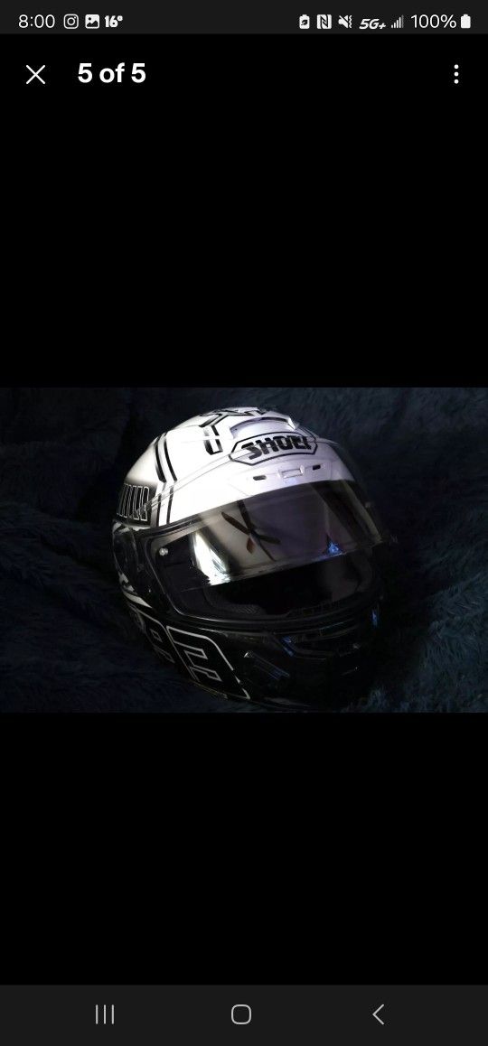 Shoei X14 Marquez 4 White Player