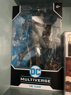 Rare flash mcfarlene platinum edition action figure 