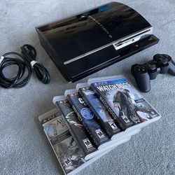 60 GB PlayStation 3 model CECHA01 ***PLAYS PS2 DISKS***