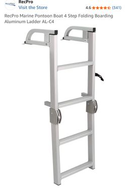 Repo Marine 4step Foldine boarding Aluminium Ladder