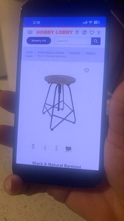 Barstools From Hobby Lobby