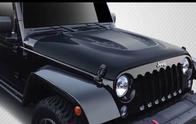 Jeep JK carbon fiber hood