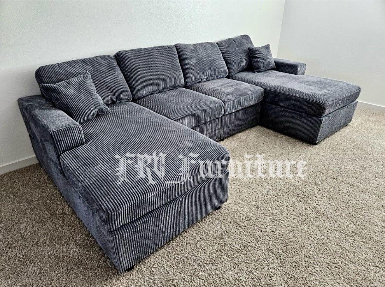 New Black Sofa