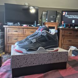 Air Jordan 4 Bred (Reamagined) Size 10.5