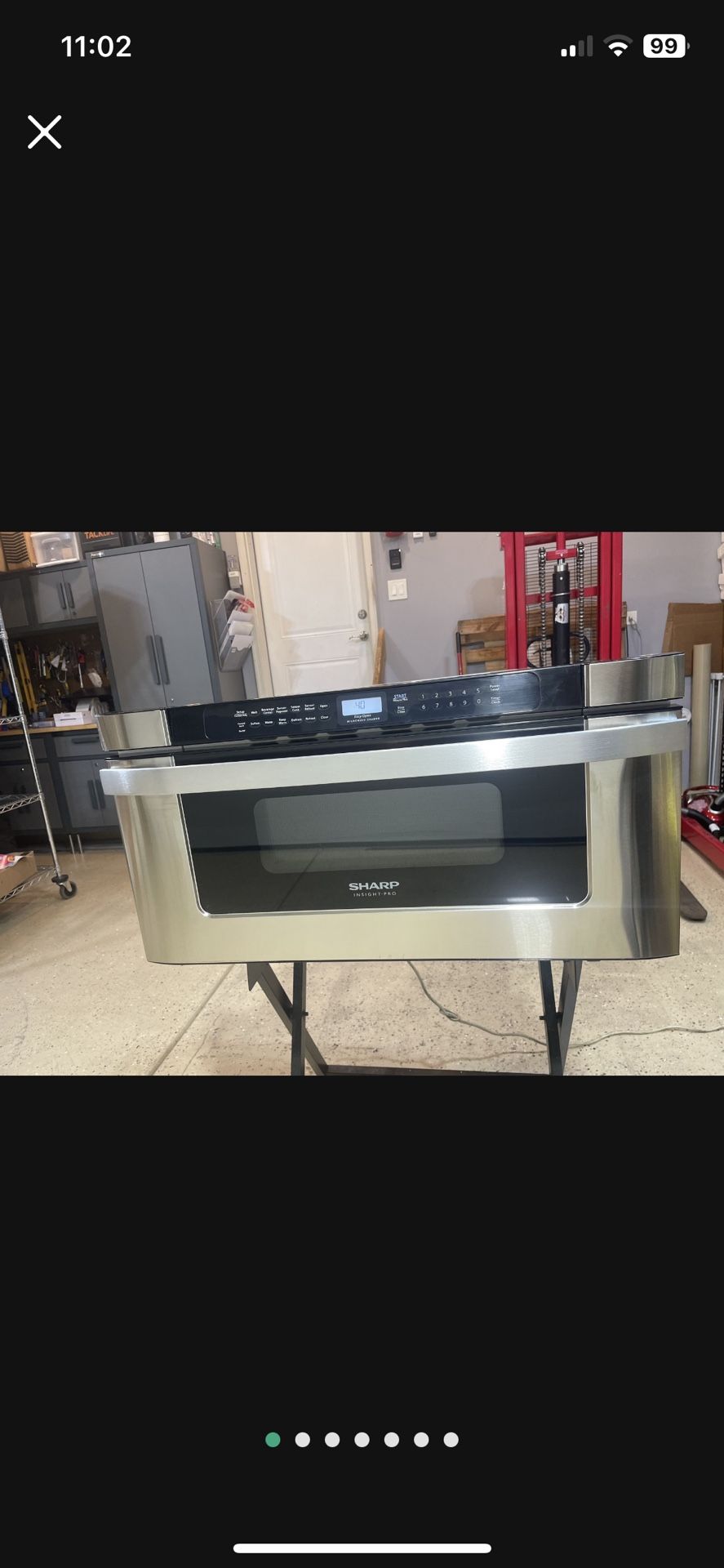 Sharp Drawer Microwave 30” Wide Model KB6525PS