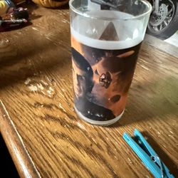 This is a 2008 Burger King Star Trek Spock collectible glass cup. 