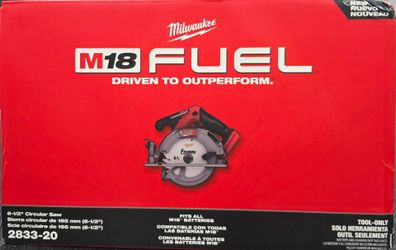 Milwaukee m18 fuel circular saw 6 1/2