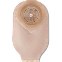 Hollister CeraPlus 89518 Soft Convex 1-Piece 12” Drainable Pouch, Cut-to-Fit up to 1-1/2”, Beige with Viewing Option, 5 Pack - Lock ‘n Roll Microseal 
