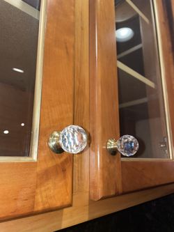 Real Swarovski Knobs For Dressers/Cabinets Set Of 17 