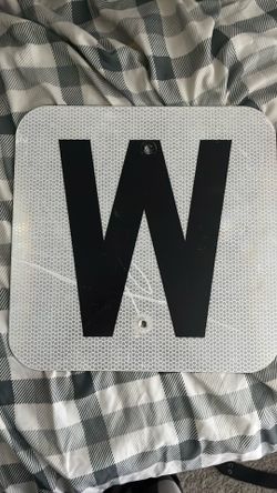 W sign