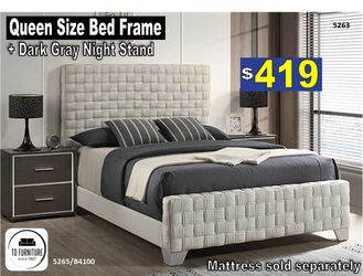Queen Size Bedroom + Night stand