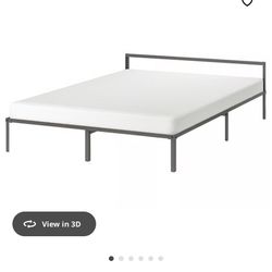 Ikea Full Size Bed Frame Grey