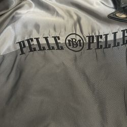 Pelle Pelle Black and Gray Leather Jacket