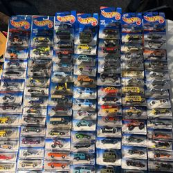 Huge Mixed Lot Of 191 Hot Wheels Die Cast Cars  1991 To 2000 All New