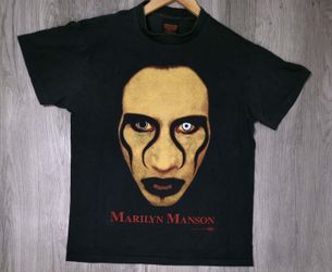 Marilyn Manson Sex Is Dead Brockum Worldwide 1997 Copyright Vintage Tee L