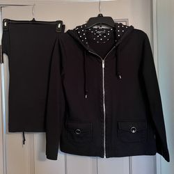 Jones New York Jacket And Pant Set 