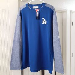 Los Angeles Dodgers Majestic Men's Therma Base Pullover 