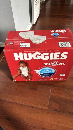Huggies size one diapers